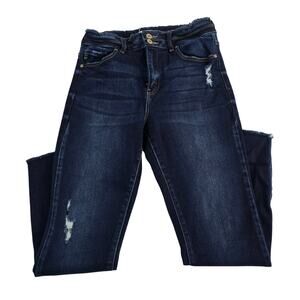 Kancan Danica High Rise Ankle Skinny Jeans blue 11/29 womens 7065